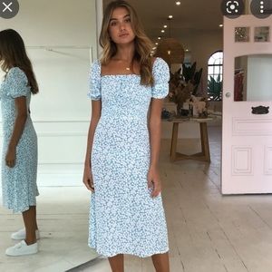 Faithfull the Brand smocked dress